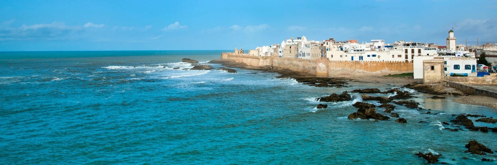 Essaouira Bateaux Bleus Côte